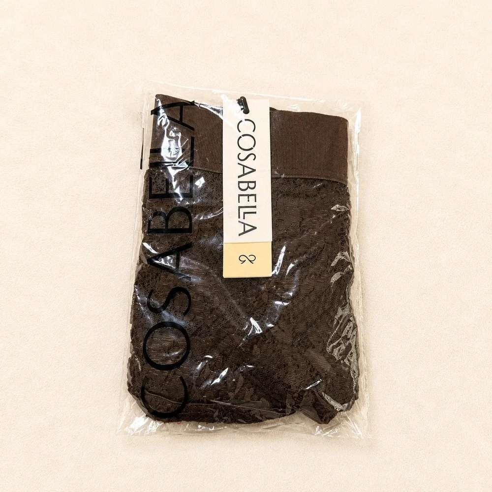 COSABELLA Never Say Never Men's Sports Brief Uno Brown Lace - Size M / NWT